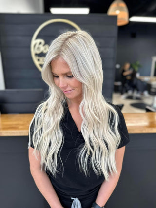 XO Invisible Extensions Icey Blonde