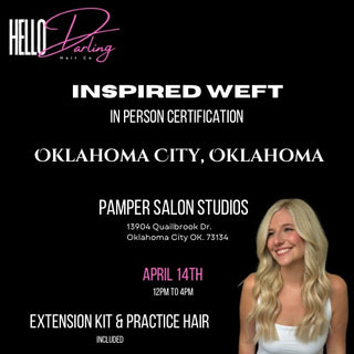 Inspired Weft In Person Training Oklahoma City, Ok. 4/14/2025